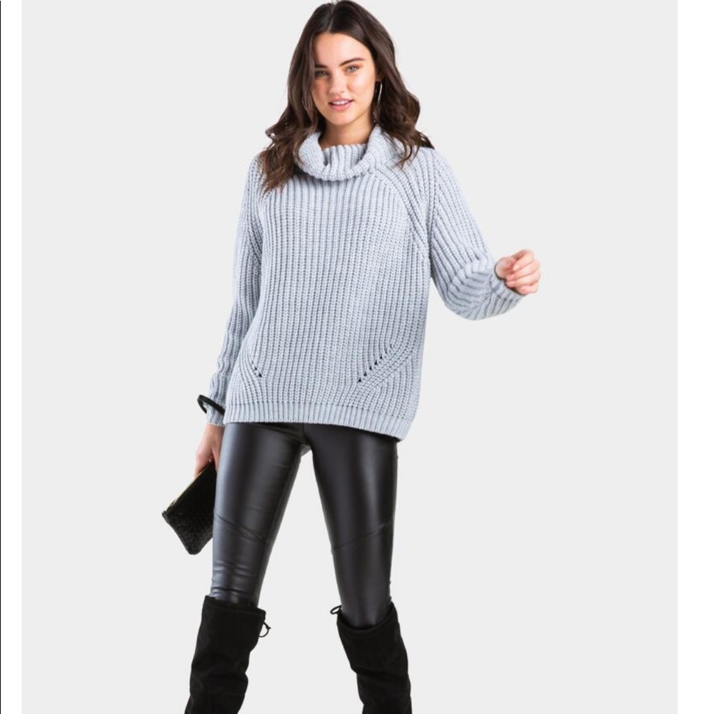 NWT oversized cowl neck sweater